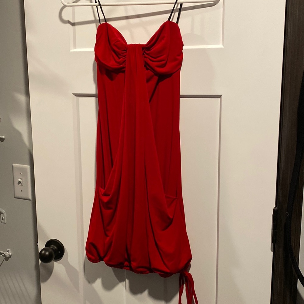 Frederick’s true red women’s XS dress, never worn